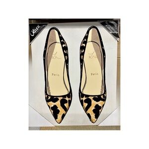 Artist Oliver Gal FASHION Animal Print High Heels Shoes Wall Art Picture